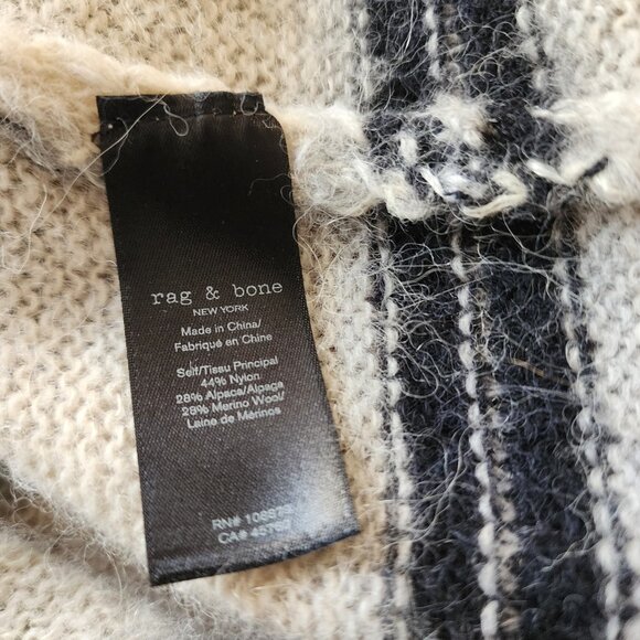 RAG AND BONE KELLY STRIPED SWEATER-MED-EUC - Picture 5 of 6